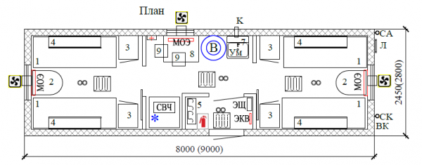 Жилой вагон-дом "ПАТРИОТ" 8001/9001