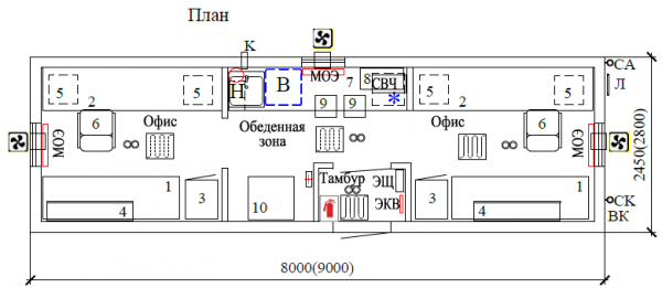 Вагон-дом смешанного типа "ПАТРИОТ" 8(9)003