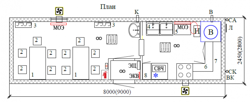 Вагон-дом столовая-кухня "ПАТРИОТ" 8(9)007