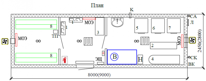 Вагон-дом прачечная "ПАТРИОТ" 8(9)011